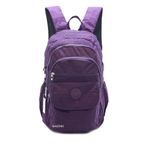 Baginn Klinkır Büyük Boy Kadın Sırt Çantası Yağmura Dayanıklı Hafif Kumaş 571 Collection (Mor)