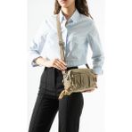 Baginn Klinkır Hafif Yağmur Geçirmez Kadın Postacı Çanta Çok Cepli 20*15 cm Omuz Çantası 571 Collection - 20 x 15 cm - Vizon