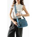Baginn Klinkır Hafif Yağmur Geçirmez Kadın Postacı Çanta Çok Cepli 30*20 cm Omuz Çantası 571 Collection - 30 x 20 cm - Mavi
