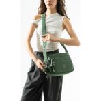 Baginn Klinkır Hafif Yağmur Geçirmez Kadın Postacı Çanta Çok Cepli 30*20 cm Omuz Çantası 571 Collection - 30 x 20 cm - Yeşil