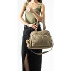 Baginn Klinkır Kadın Omuz Çantası Hafif Yağmur Geçirmez Çok Cepli Çapraz Askılı Kol Çantası 32*27 cm - 32 x 27 cm - Vizon