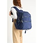 Baginn Okul Sırt Çantası Klinkır Kumaş Hafif Çok Cepli 571 Collection 45*30 cm - Lacivert