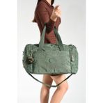Baginn Seyehat Spor Çantası Klinkır Kumaş Hafif Kabin Boy Valiz 40*25 cm Omuz ve Çapraz Askılı - Yeşil