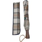Baginn Snotline-April Bayan Şemsiye Otomatik Açılır 10TELLI Kapalı Boyut 40 cm 95 cm Çap Vizon Ekose