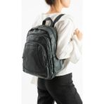 Baginn Y.s.deri Kadın Sırt Çantası 33*23 cm Vegan Deri Yıkama Suni Deri Yumuşak Doku Günlük Çanta - 33 x 23 cm - Petrol