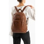 Baginn Y.S.Deri Kadın Sırt Çantası 33*23 Cm Vegan Deri Yıkama Suni Deri Yumuşak Doku Günlük Çanta