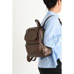 Baginn Y.s.deri Kadın Sırt Çantası Günlük Kullanım Için Ideal Çok Cepli Suni Deri Bayan Çantası 30*25 cm - 30 x 25 cm - Bakır