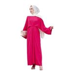 Bağlamalı Maria Elbise-Fuşya