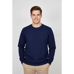 Baglan Erkek Büyük Beden Sıfır Yaka Selanik Sweatshirt BGL-ST04871 - Lacivert - 4XL