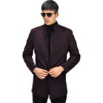 Baglan Erkek Hakim Yaka Kaşe Kaban BGL-ST03412 - Bordo - 54