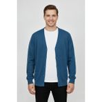 Baglan Erkek Spor Selanik Düğmeli Hırka Regular Kalıp BGL-ST04873 - Petrol - XL