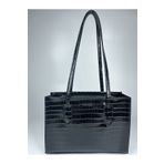 bag&more Kadın Siyah Kroko Trend Çanta,Uzun saplı Çanta,Saplı Omuz Çantası Çanta El Çanta