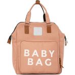 Bagmori Baby Bag Baskılı Pudra Cepli Anne Bebek Bakım Sırt Çantası