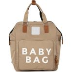 Bagmori Baby Bag Baskılı Vizon Cepli Anne Bebek Bakım Sırt Çantası