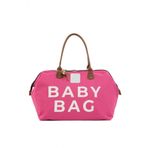 Bagmori Fuşya Baby Bag Baskılı Bebek Bakım Çantası
