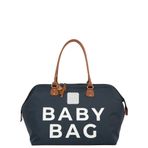 Bagmori Lacivert Baby Bag Baskılı Bebek Bakım Çantası