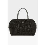 Bagmori M000006904 Siyah Bag Nakışlı Puf Şişme Anne Bebek Bakım Çanta