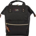 Bagmori Metal Ağızlı Sırt Çantası Siyah