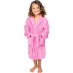 Bagno Milano Kız-Erkek Çocuk Bornozu - %100 Pamuk Çocuk Bornozu - Pembe - 6 Yaş