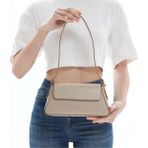 Bagorama Fame Kadın Basic Baget Omuz Çantası - Krem