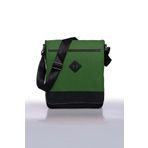 Bagorama ORJIN Yeşil 11 Dikey Postacı Çapraz Askılı Unisex Omuz Çantası
