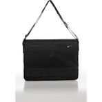 Bagorama Siyah 15 inç Unisex Postacı Çantası