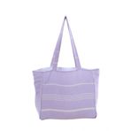 Bags Kumaş Çizgili Kol Çantası %100 Pamuklu Plaj Çantası