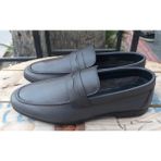 Bags Shoes Bagsshoes 15002 TZeus Erkek Hakiki Deri Klasik Loafer Ayakkabı - Füme