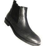 Bags Shoes Bagsshoes Htc2023K-007 Erkek Hakiki Deri Çiftyüz Oxford Bot - Siyah
