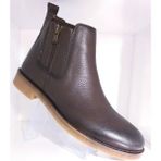 Bags Shoes Bagsshoes Htc2023K-011 Erkek Hakiki Deri Termo Taban Fermuar Garnili Chelsea Bot - Kahverengi