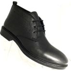 Bags Shoes Bagsshoes Int2023k-016 Erkek Hakiki Deri Bağlı Klasik Bot - Siyah