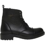 Bags Shoes Bolldozer 220528 Kadın Deri Bot - Siyah