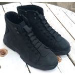 Bags Shoes Bulldozer 220009 Erkek Hakiki Nubuk Deri Casual Bot - Siyah Nubuk