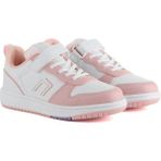 Bags Shoes Cool Adel-Flt Çocuk Unisex Cırtlı Sneaker Spor Ayakkabı - Pudra