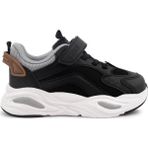 Bags Shoes Cool Evo-Ptk 26/30 Çocuk Cırtlı Sneaker Spor Ayakkabı - Siyah