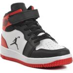 Bags Shoes Cool Haykat Uzun-Flt 31/36 Çocuk Unisex Sneaker Spor Ayakkabı - Siyah - Kırmızı