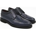 Bags Shoes Danacı 906-2 Erkek Hakiki Deri Ultra Hafif Hazır Taban Premium Klasik Oxfort Çiftyüz Ayakkabı - Lacivert