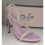 Bags Shoes Guja 22y592 Kadın ince Yüksek Topulu Taşlı Abiye Ayakkabı - Mor