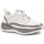 Bags Shoes Guja 24Y433 Unisex Hakiki Deri Ultra Comfort Ithal Taban Sneaker Spor Ayakkabı - Beyaz