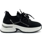 Bags Shoes Guja 25Y303-4 Kadın Taşlı Sneaker Spor Ayakkabı - Siyah