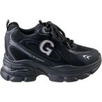 Bags Shoes Guja 26Y323 Kadın Yüksek Gizli Dolgu Tabanlı Sneaker Spor Ayakkabı - Siyah - Siyah