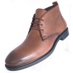 Bags Shoes INT2023K-016 Kahve Erkek Deri Bağlı Klasik Bot
