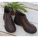 Bags Shoes Kuum K1431231 Kadın Hakiki Deri Ultra Hafif Anatomik Comfort Taban Günlük Bot - Kahve