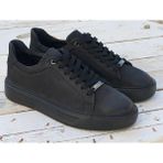 Bags Shoes Marco Rossi 20543-1 Deri Siyah Nubuk Erkek Günlük Ayakkabı