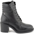 Bags Shoes Venüs 2453101K Hakiki Deri Kadın Topuklu Postal Bot - Siyah