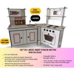 Bahadır Grup 100X135 Ahşap Oyuncak Mutfak - Pembe