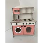 Bahadır Grup 3 mm Ahşap Oyuncak Mutfak 64x42 Pembe - Açık Pembe