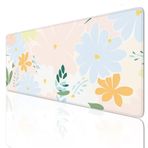 Bahar Büyük Fare Altlığı Oyun Mouse Pad Büyük 24x12 inç Klavye Mat Kaymaz Kauçuk Tabanlı, Mousepad Yıkanabilir Genişletilmiş Büyük Fare Paspasları, Ev Ofis Çalışmaları için Fare Altlığı 3-814