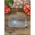 Bahar Home Mika Dikdörtgen Kenarları Boncuklu Tepsi - 21 x 26 cm