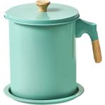 Bahara Süzgeçli Tahıl I Yağ Süzgeç Tenceresi ve Iğı Tepsisi 1.4l Yeşil (Yurt Dışından) - 1,4 lt
